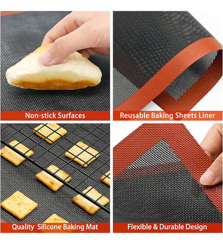 Jdyselect Pack 6 Tapetes De Silicón Microperforados Medianos