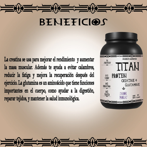 Cla + Carnitina 1kg Titan Suplements 100 Servs Pre Entreno Moras