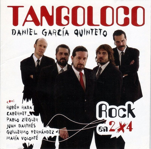 Daniel Garcia Quinteto Tangoloco Rock En 2 X 4 Cd En Stock