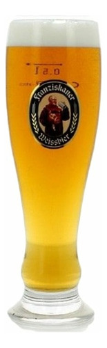 Vaso Pinta De Cerveza Franziskaner Weissbier De Colección Transparente