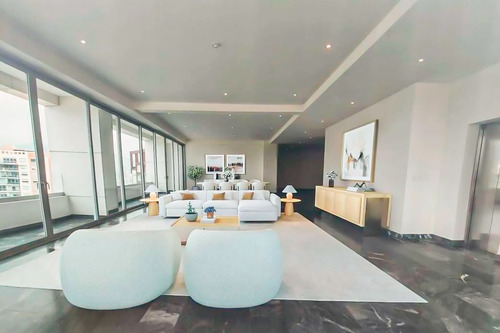 Penthouse De Lujo En Venta En Isola Bosque Real, Nuevo, 3 Recámaras, 150 M² De Terraza