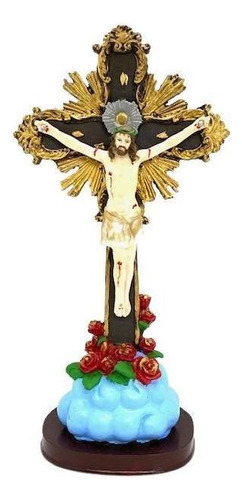 Nosso Senhor Jesus Do Bonfim Escultura Em Resina 32 Cm