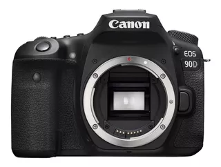 Canon EOS 90D DSLR color negro