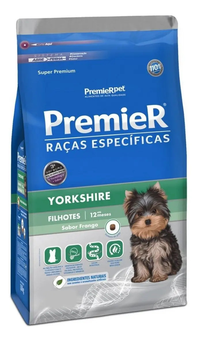 Ração Premier Raças Específicas Yorkshire Filhotes 1 Kg