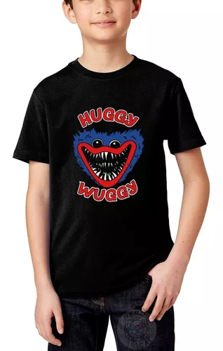 Camiseta Infantil Huggy Muggy Poppy playtime - Jogo game