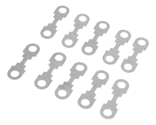 10 Pedazos Fusible De Tirarere De Metal Plano Para Coche 70a