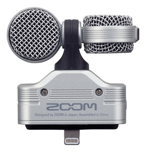 Microfone estéreo Zoom Iq7 Grey Lightning
