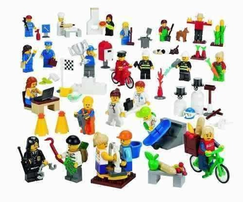 Lego 9348 Set Mini Figuras Educación Comunitaria 256 Piezas