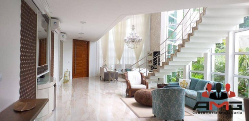 Casa Com 6 Dormitórios À Venda, 550 M² Por R$ 11.000.000,00 - Riviera - Módulo 12 - Bertioga/sp - Ca0712