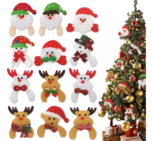 Adornos Navideños De Vidrio Vintage - Pack De 12 Mini Esferas Colgantes Para árbol, Corona O Guirnalda - Decoración Clásica Y Brillante