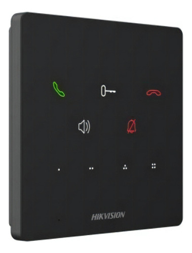 Teléfono Ip Sip Para Portero Hikvision Color Negro