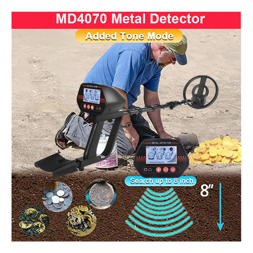 Detector De Metales Pinpointer Treasure Hunter Md-4070