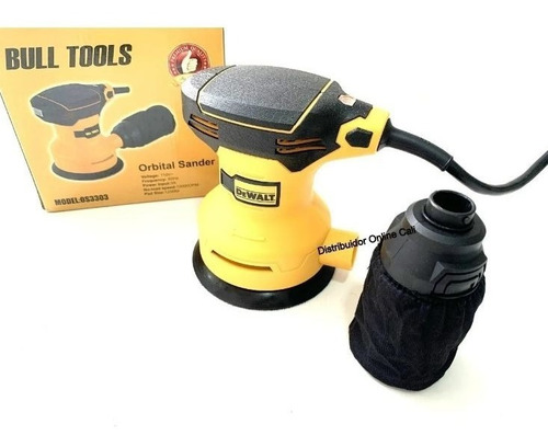 Lijadora Orbital Dewalt De Madera 125mm Interrupto Sellado
