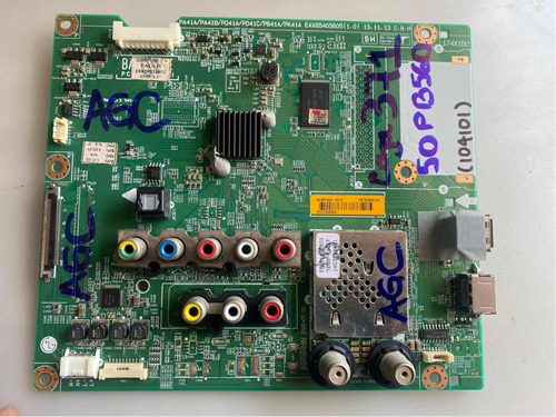 Main Board Y Tarjeta Principal Para Tv Plasma LG 50pb560d