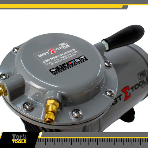 Compressor Ar Direto 2,3pés 0,3cv Bivolt Com Pistola Sigma