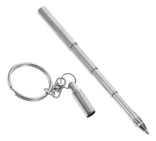 Llavero Retráctil Con Forma De Bolígrafo, Mini Llavero De Me