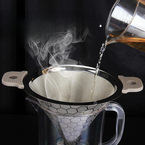 Filtro De Chá De Malha De Aço Inoxidável Canecas De Sopa