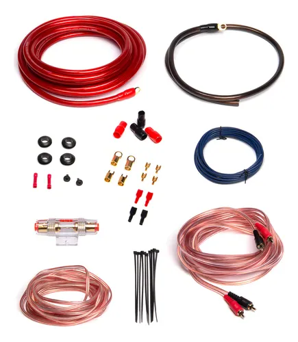 Sound Storm Laboratories Kit De Cableado De Instalación De Amplificador De Calibre 4 Aks4: Un Kit De Cableado De Amplificador De Automóvil Lo Ayuda A Hacer Conexiones Y Brinda Energía A Su Radio