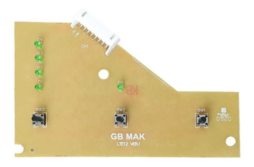 Imagem 2 de 6 de Placa Interface Lavadora Eletrolux Compatível Lte12 64800634