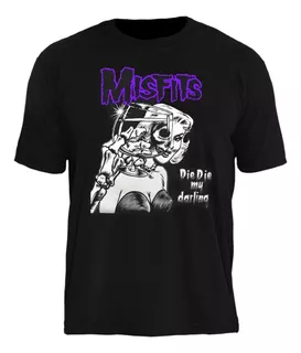 Camiseta Misfits Die Die My Darling - Original Oficina Rock