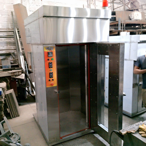 Horno Rotativos De 15 Bandejas Giratorio Con 3 Carritos