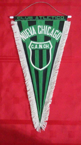 Banderin Antiguo Club Atletico Nueva Chicago Decada Del 70