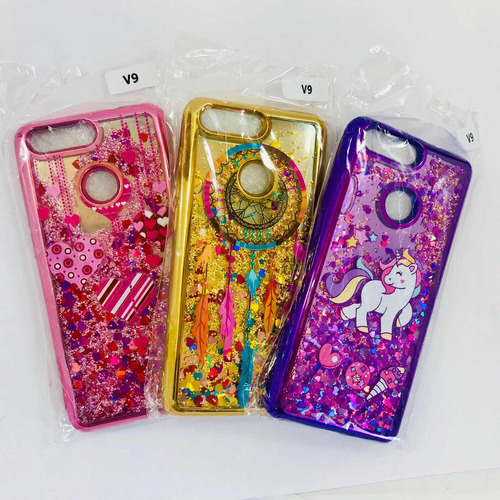 Funda Protector Zte Blade V9 Silicon Glitter Brillos