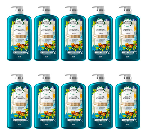 Acondicionador Herbal Essences Aceite De Argán 10 Pzas