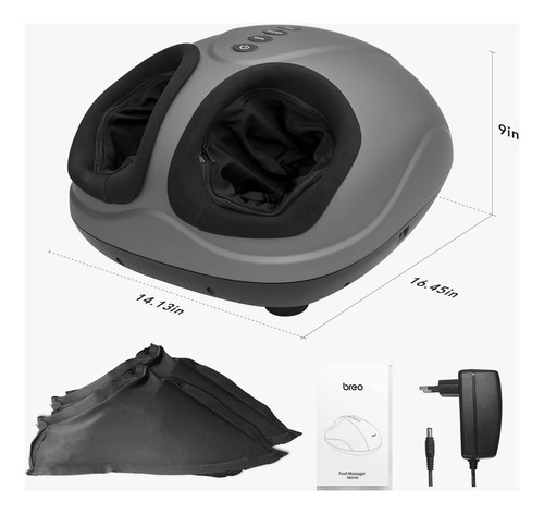 Máquina Massageadora De Pés Breo Shiatsu Deep Tissue Com Cal