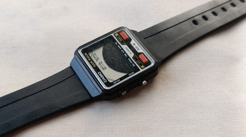 Reloj Casio Car Race. Gd-8. Game Watch. Japan. Detalle Negro Negro Negro (Usado)