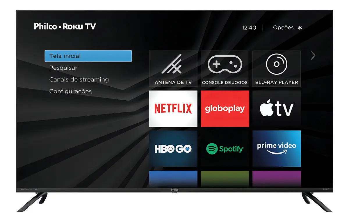 Smart Tv 50'' 4k Roku Wifi 4 Hdmi 2 Usb Ptv50rcg70bl Philco