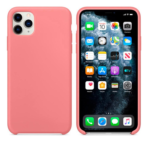 Capa Capinha Case Loft Premium Silicone Rosa De Silicone Mal