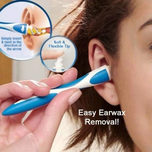 Limpador De Orelha Ear Easy Earwax Remoção Espiral Cleaner