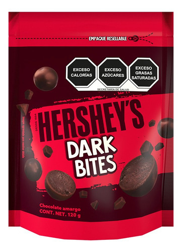 3 Pack Chocolate Amargo Bites Hersheys 120