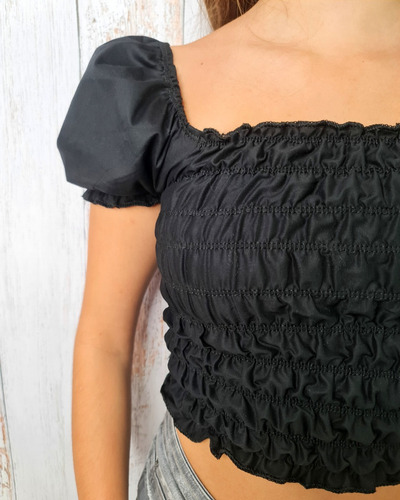 Imagen 2 de 2 de Crop Top Fruncido