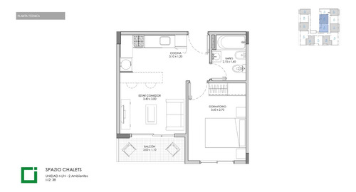 Departamento 2 Ambientes En Venta Martín Coronado