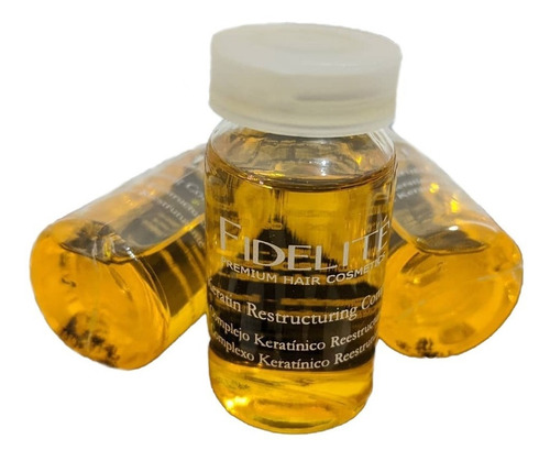 6 Ampollas Keratina 15ml Fidelite + Gorro Termico Metalizado