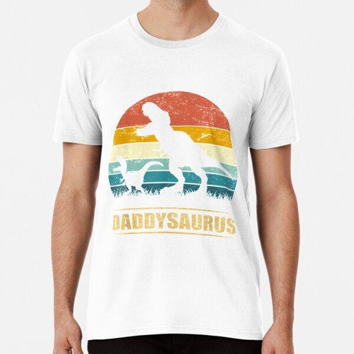 Remera Camiseta Daddysaurus Regalos Del Día Del Padre T Rex 