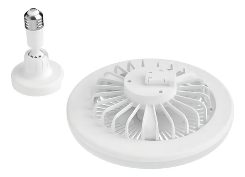 Ventilador de techo Maíz LED-111 turbo con 5 palas de Plástico estructura color blanco, 76.2cm de diámetro 50 127V