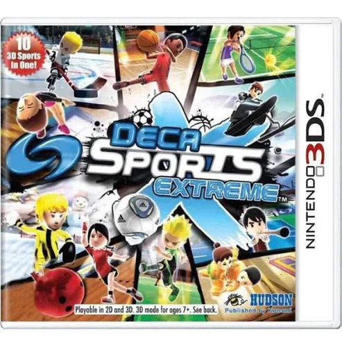 Jogo Deca Sports Extreme Para Nintendo 3ds Hudson Konami