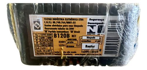 Reator Eletronico 1x20/18w/22 Blb Promoção Envio Já Liquida