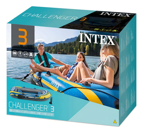 Lancha Inflable Intex Challenger™ 3 personas