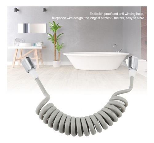 Nuevo Manguera De Ducha Flexible De Resorte Abs For Baño