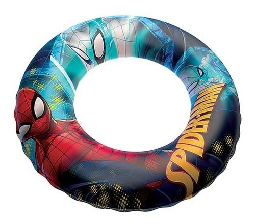 Boia Circular Inflável Homem Aranha Spiderman 56 Cm Piscina