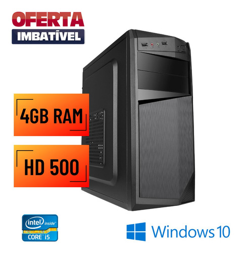Imagem 1 de 2 de Computador Home Office Core I5 4gb Hd 500gb Win10 Original