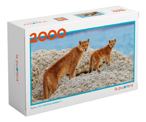 Puzzle 2.000 Piezas Animales: Puma  Fauna Chilena