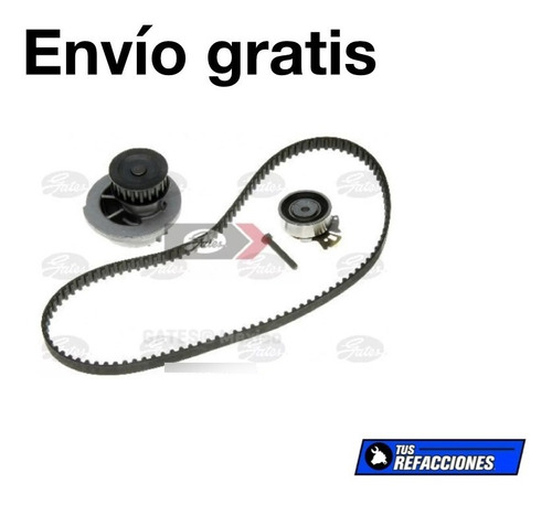 Kit De Distribucion Bomba De Agua Chevy 2001 1.6 Lts Gates