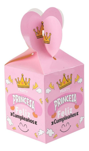 Cajas Para Dulces Cumpleaños Temáticas Y Unicolor 12 U