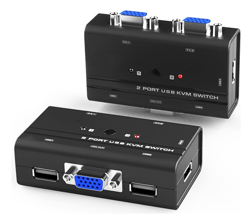 Switch Kvm Vga De 2 Puertos, Rybozen