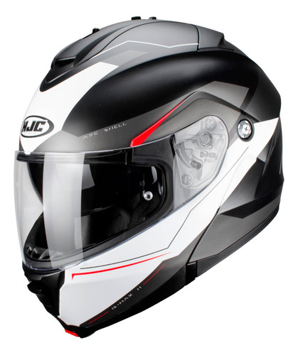Capacete Hjc Is-max Ii Magma Branco E Preto 56 Lisa